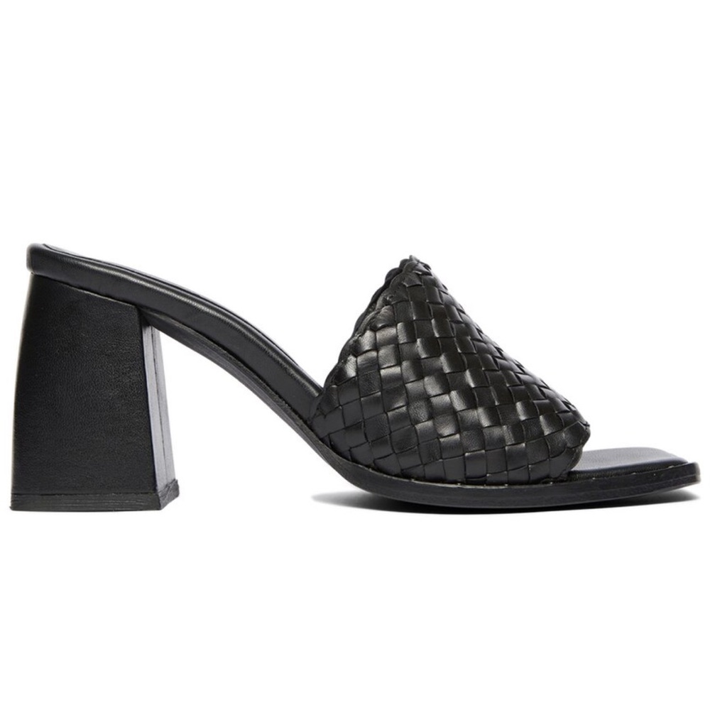 Freda Salvador rosie woven band heel black